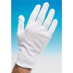 Fabric Gloves [Pair] Ladies Bleached Ref